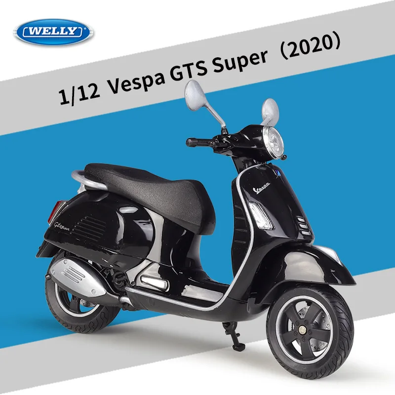 Супер литая мотоцикл Welly 1:12 2020 Vespa GTS |