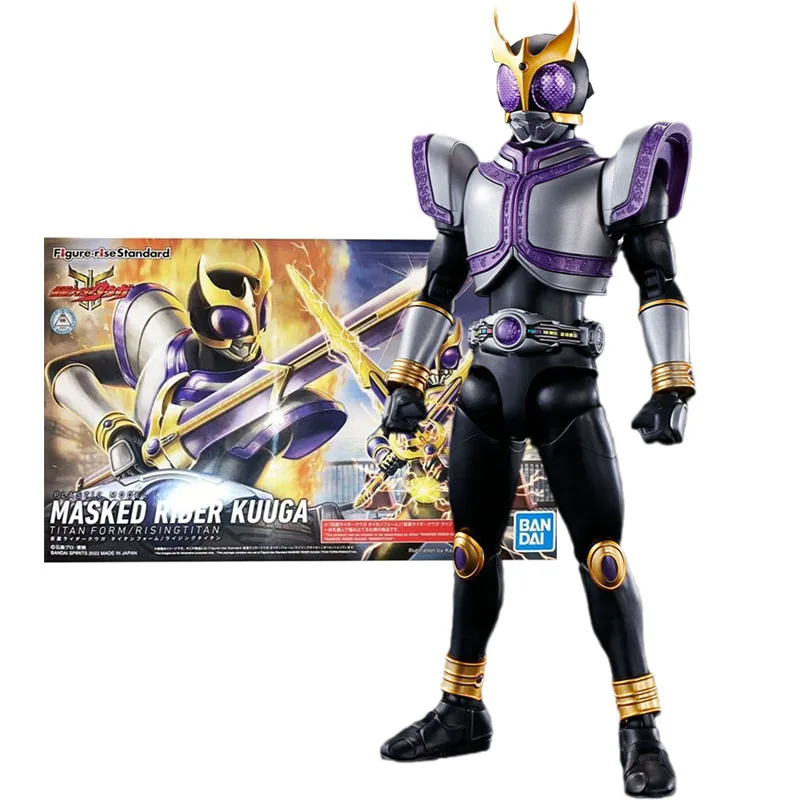 

Bandai Genuine Kamen Rider Model Kit Figure-rise Standard Kuuga Titan Form/Rising Titan Collection Model Anime Action Figure Toy
