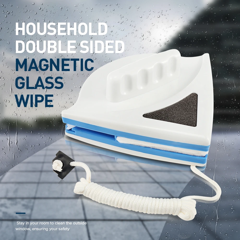 

Household Double Sided Magnetic Glass Wipe Brush Home Window Wiper Glass Cleanerfor Washing Windows Glass Cleaning Brushes