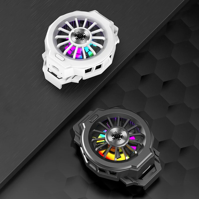 

Gaming Cell Phone Cooler Semiconductor Cooling With Cool RGB Radiator Fan For Iphone/Android Phones