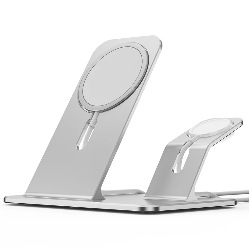 

3-in-1 Wireless Charger Stand for MagSafe iPhone AirPods Pro AirPods Apple Watch Dock Station(MagSafe Charger not Included)