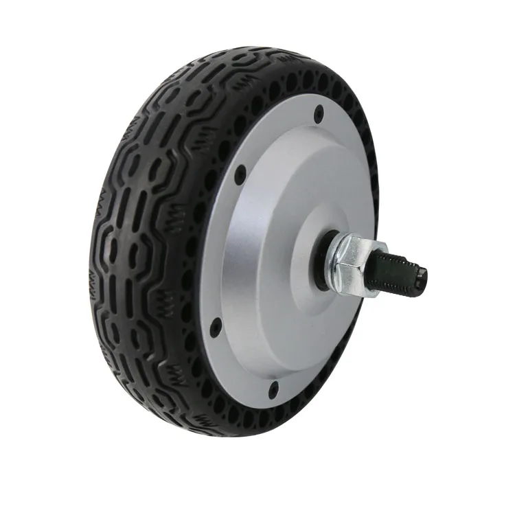 

ZLTECH IP65 non-marking tire 6.5inch 350W 200RPM 24V 48V 150kg load brushless gearless AGV drive wheel hub motor with encoder