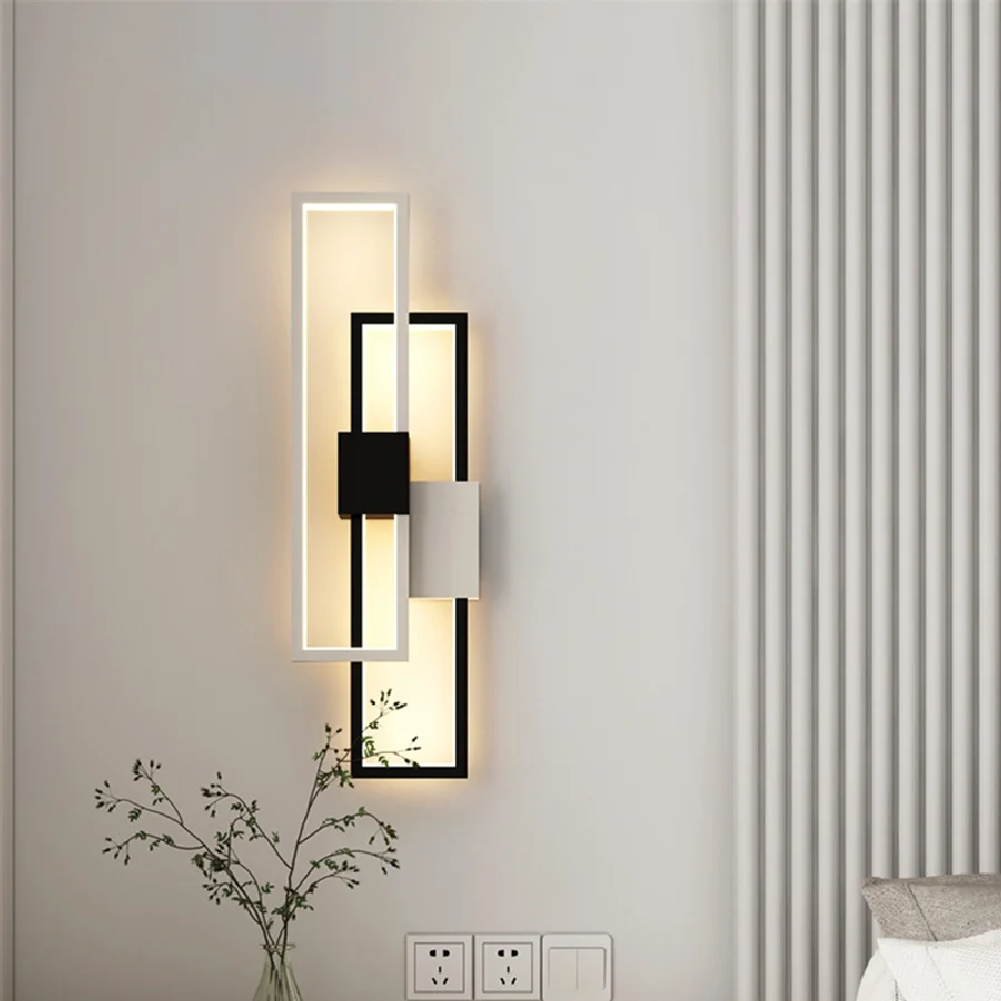 

Скандинавский светодиодный настенный светильник, минималистичный светодиодный светильник для гостиной, спальни, прикроватного столика, д...