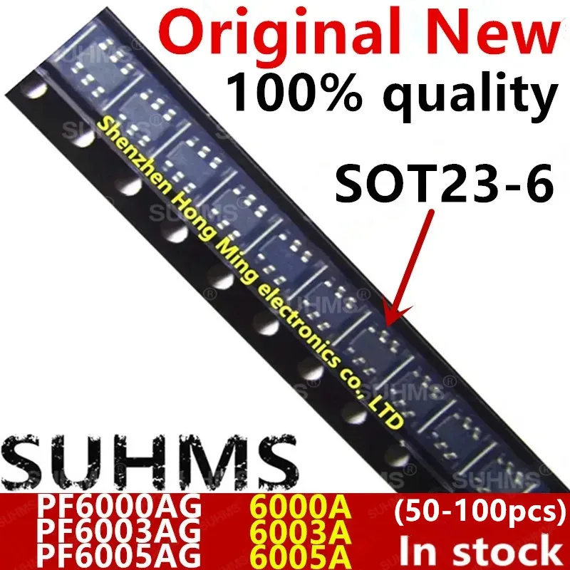 Микросхема PF6000AG PF6003AG PF6005AG 6000A 6003A 6005A sot23-6