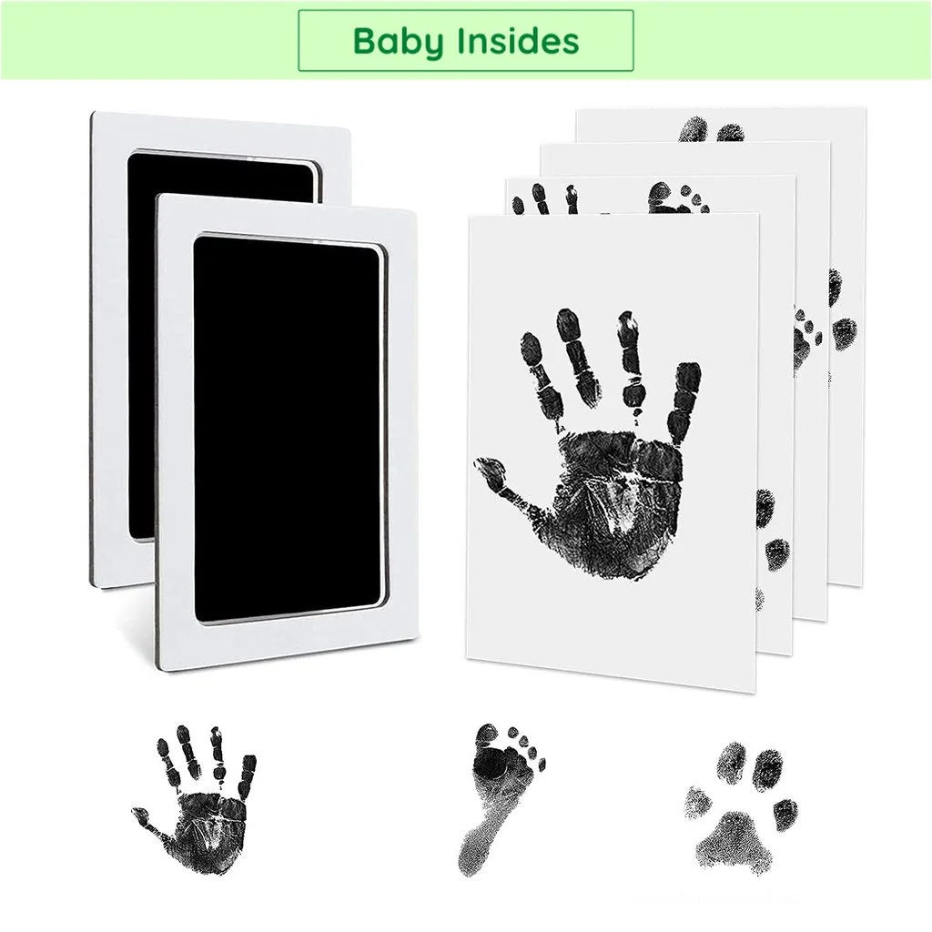 

Newborn Baby Footprints Handprint Ink Pads Kits for DIY Photo Frame Accessories Newborn Baby Pet Cat Dog Paw Prints Souvenir