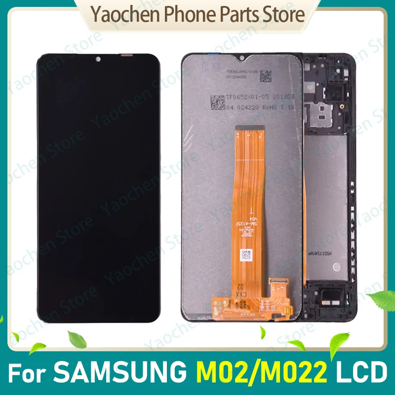 Для Samsung Galaxy M02 M022, ЖК-дисплей, сенсорный экран, дигитайзер, запасная деталь, фото, телефон, DS