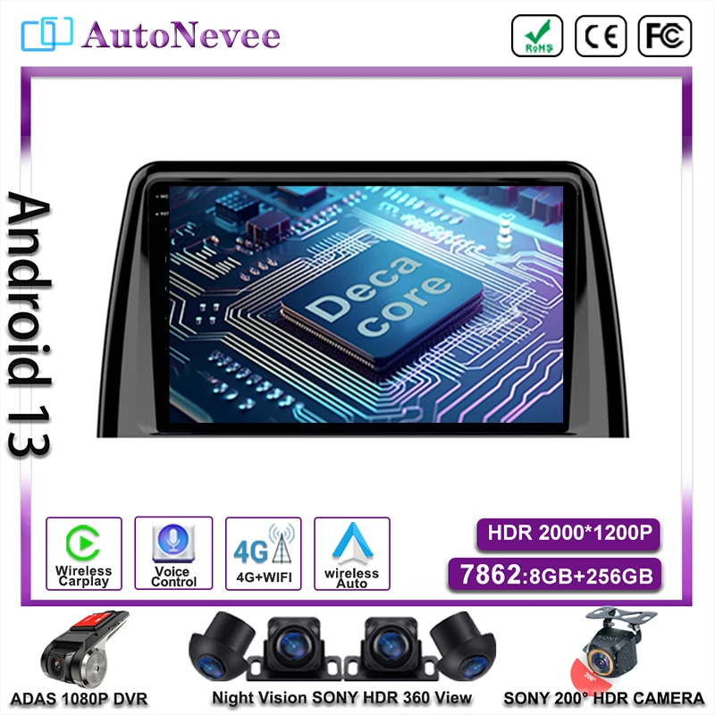 

Автомагнитола для KIA KX3 K, стерео-система под управлением Android, с видеоплеером, GPS, Wi-Fi, HDR, BT, без DVD, типоразмер 2DIN, 2015 - 2017