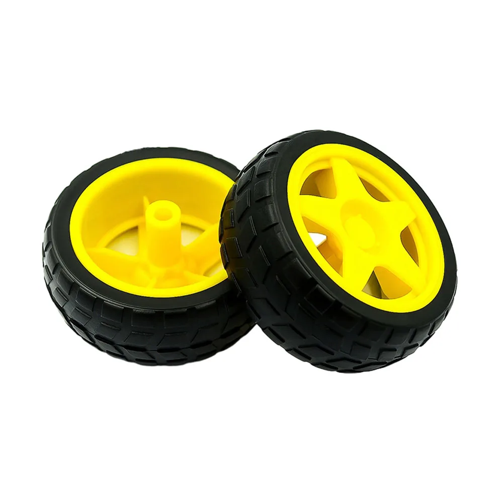 2 комплекта электродвигатель постоянного тока с колесиком для шин TT 3-6 в