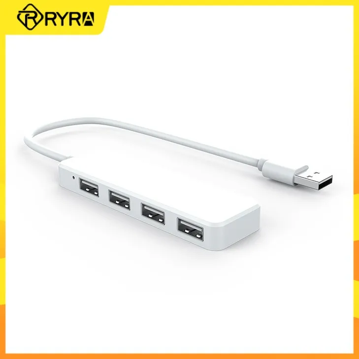 

RYRA высокоскоростной USB 2,0 концентратор питания концентратор 4 порта USB адаптер для ПК ноутбука компьютера аксессуары USB сплиттер USB2.0