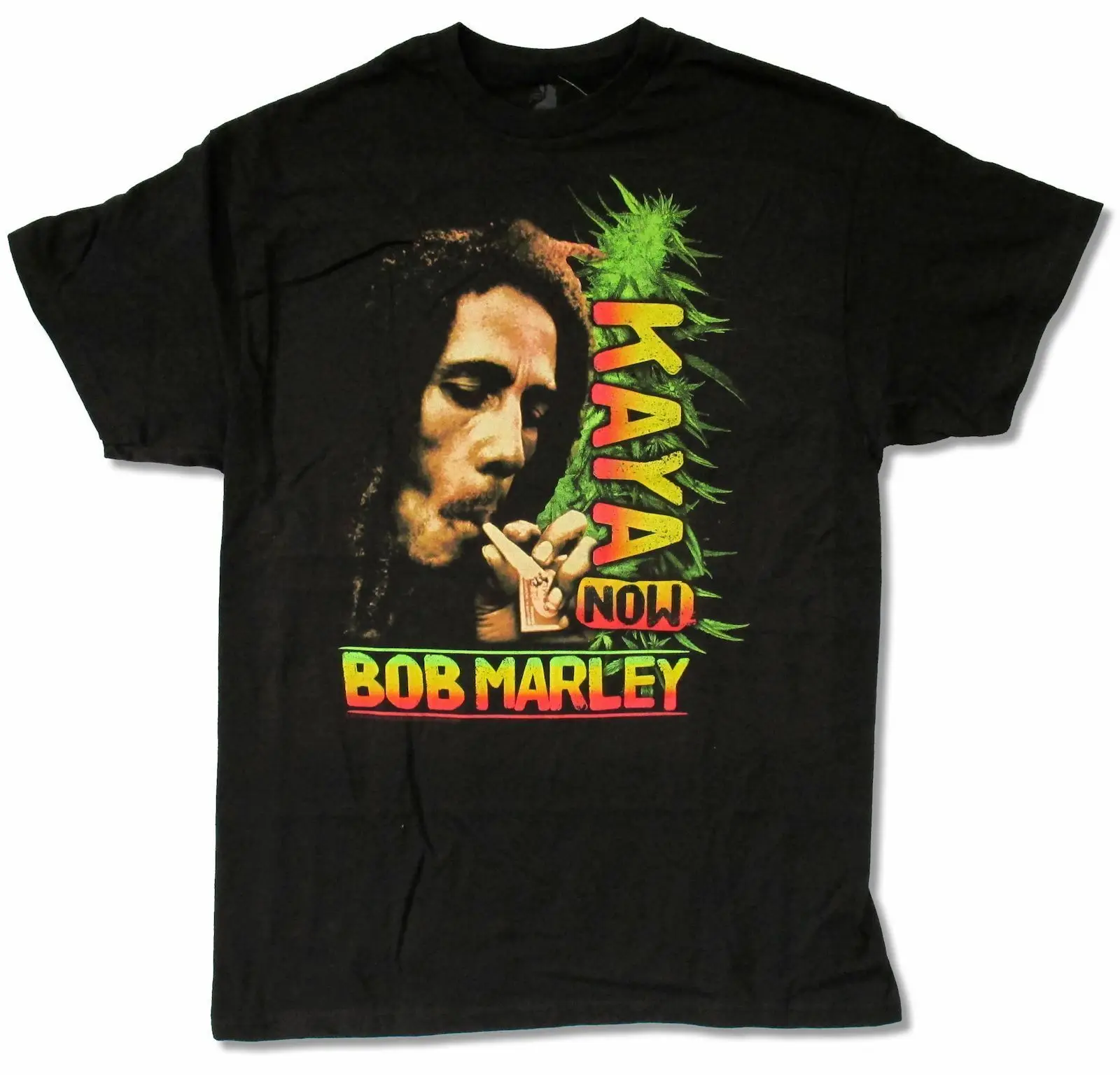 

Bob Marley Kaya Now Black T Shirt New Merch