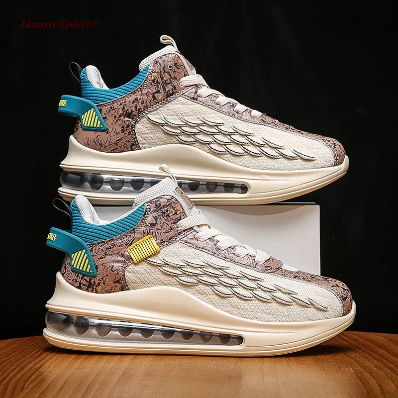

New Cushion Running Shoes Men Luxury Running Sneakers Big Size 39-46 Comfortable Walking Shoes Anti Slip Walking Sneakers