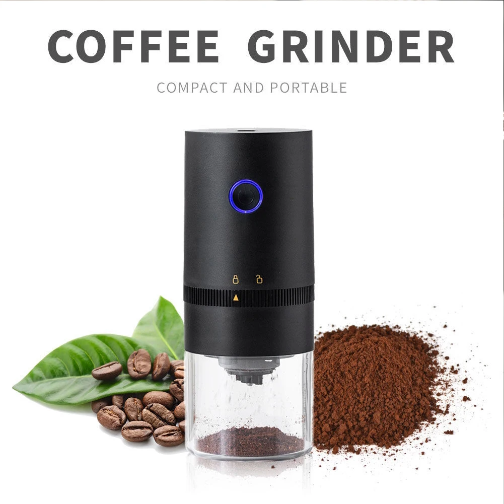 

Electric Coffee Grinder. with Multi Grind Setting Portable Small Coffee Bean Grinder, For Camping, Drip, Espresso Ete