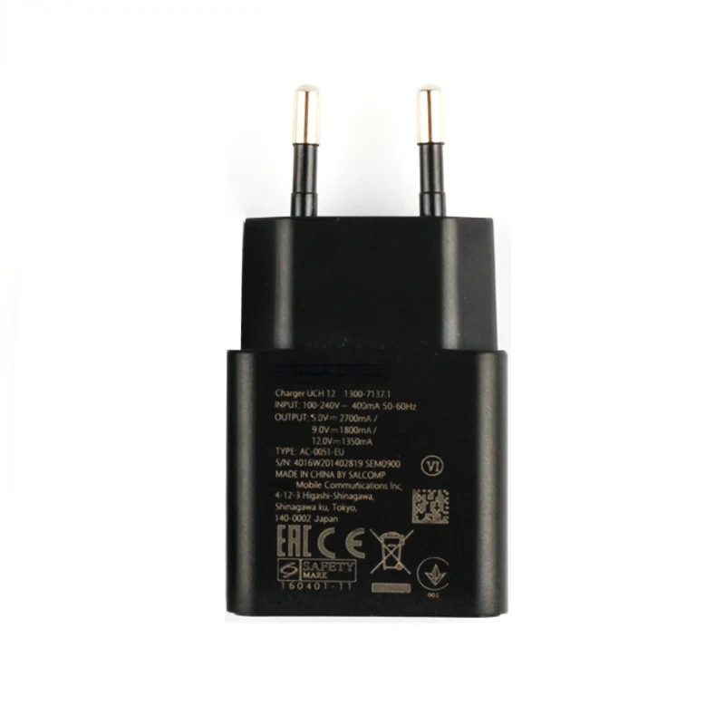 Быстродействующий адаптер быстрое зарядное устройство для Sony Xperia XZs G8232 X Compact F5321