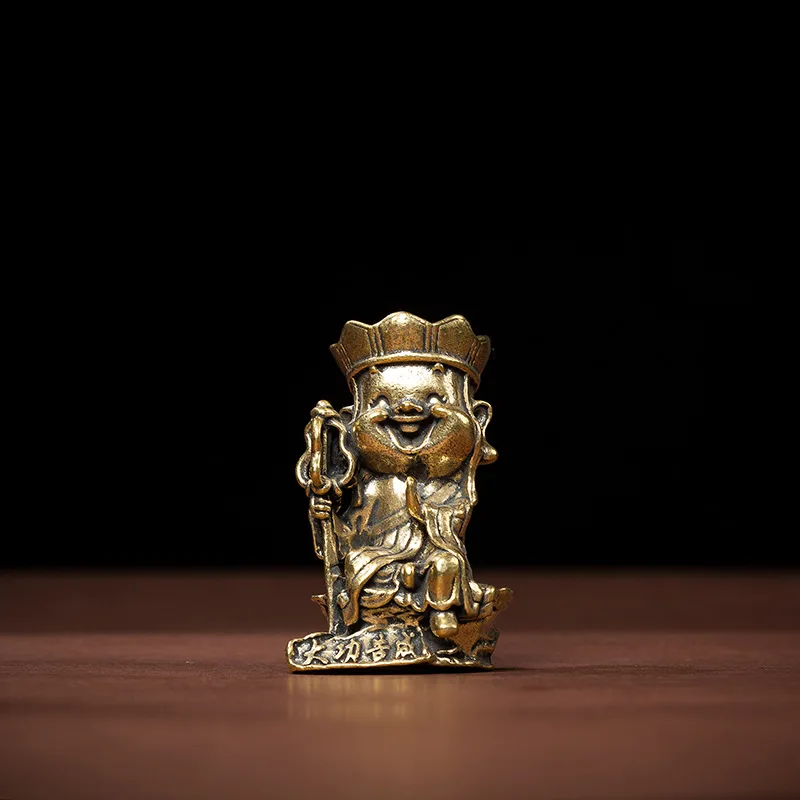 

Monkey King Tang Sanzang Ornaments Brass Ornaments Journey to the West Knickknacks Living Room Office Desktop Creative Decorate