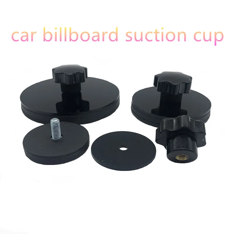 

1PC Detachable Plastic Coated Strong Powerful Magnet Roof Used Car Billboard Suction Cup Outdoor Triangle Brand 4S Shop Product