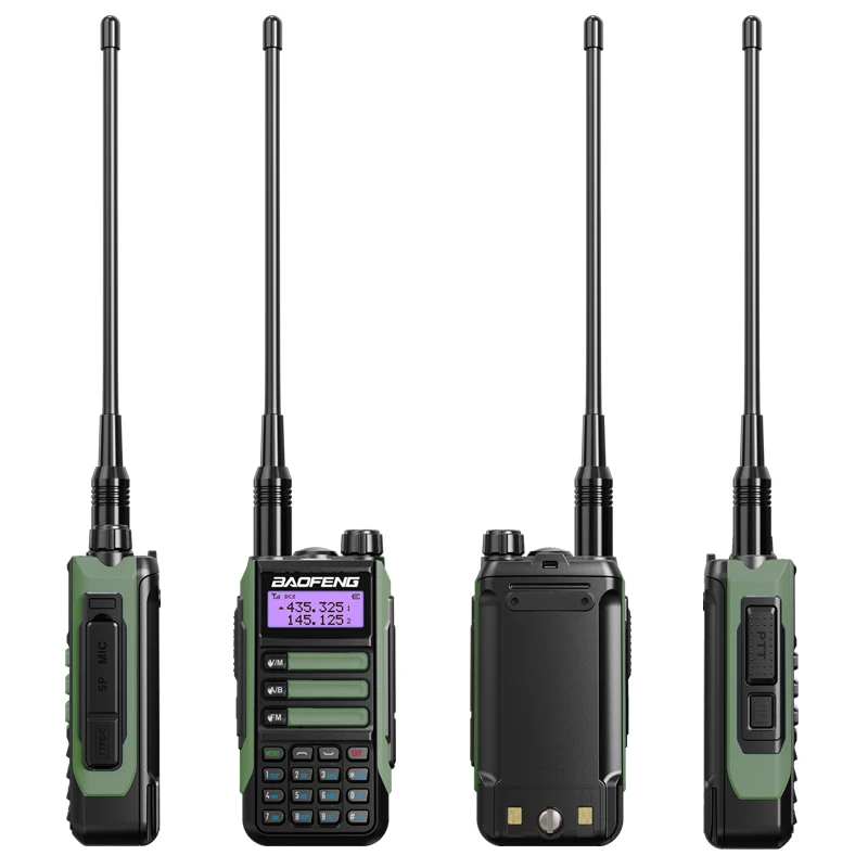 BaoFeng UV-16 Walkie Talkie High Power IP68 Water-proof  Long Range Dual Band 136-174 &400-520MHz Transceiver Two-Way Radio