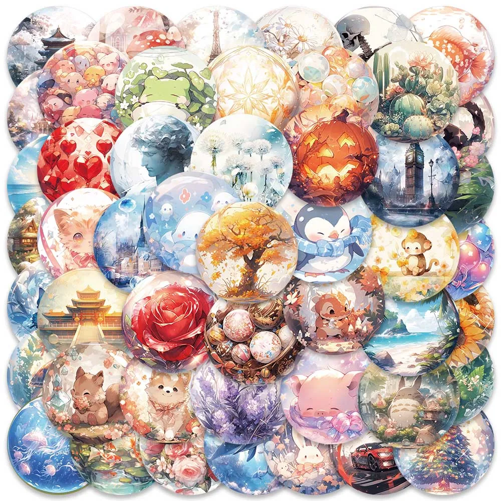 50 шт. водонепроницаемые виниловые наклейки для ноутбука бутылки с водой