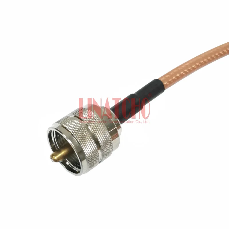 3 Meters UHF PL259 Right Angle SO239 RG142 Car Radio Antenna Extension Cable