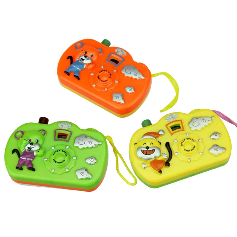 1pc Light Projection Camera Kids Educational Toys for Children Baby Gifts Muilti Animals Random Color No Need To Install Battery