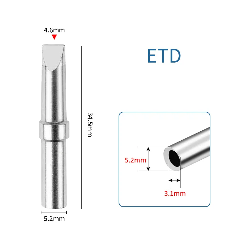 Паяльные жала серии Weller ET ET ETB ETA для паяльника с ручкой PES51 LR21, паяльная станция WES50, бессвинцовая медь