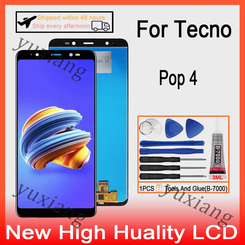 

Оригинальный ЖК-дисплей для Tecno Pop 4 BC2, сменный дигитайзер сенсорного экрана