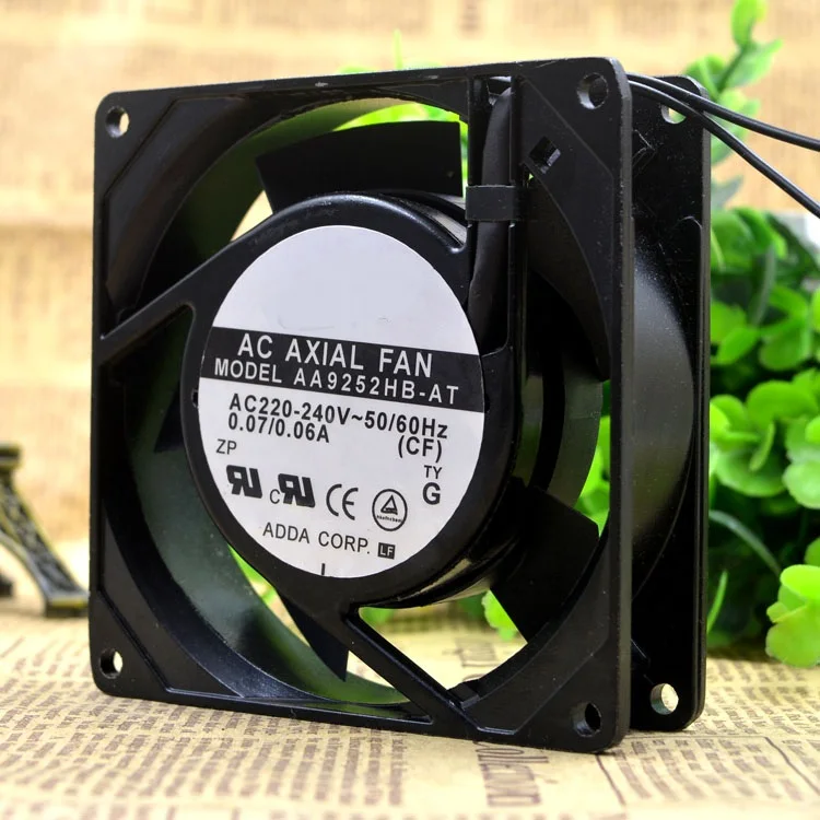 

Brand new original AA9252HB-AT 9225 220V 9cm 0.07A 2 wire cooling fan