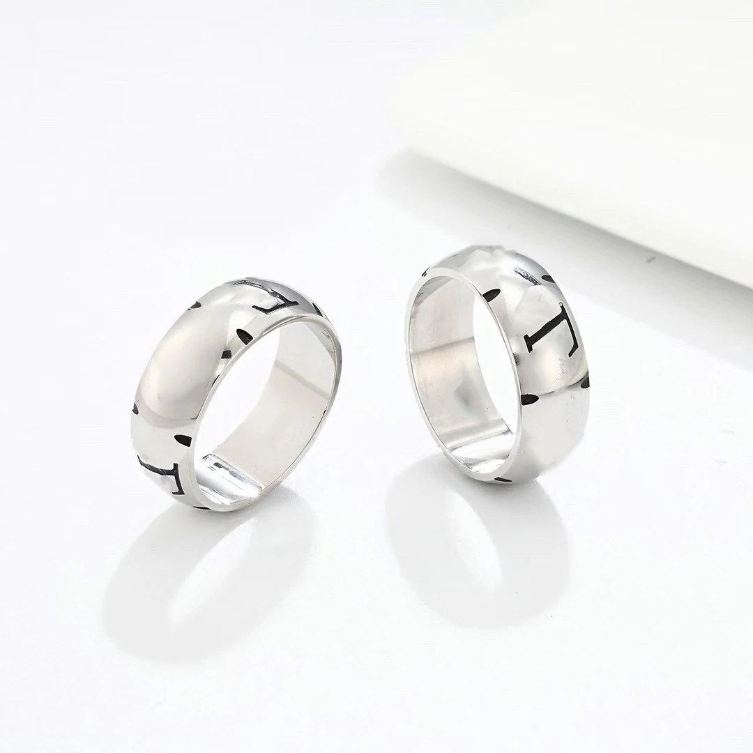 

LOVE BANGL LW diamond ring for woman designer diamond couple Gold plated 18K Never fade 014
