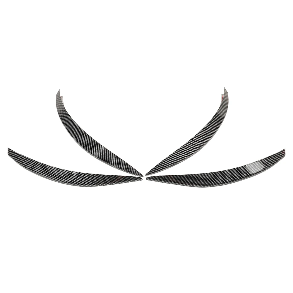 4 шт. передний бампер автомобиля противотуманные фары решетка полоски отделка