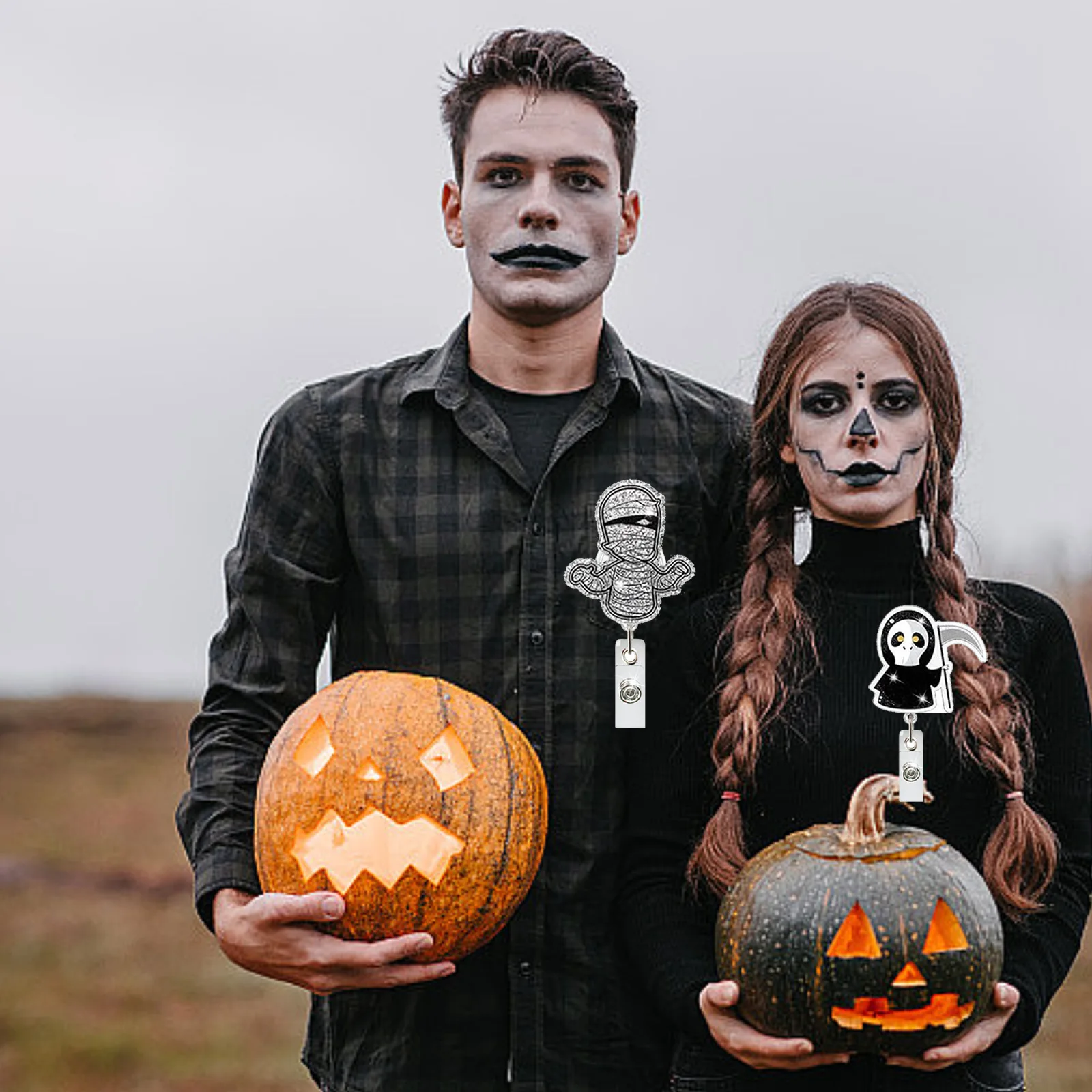 Держатель для документов с вращающимся именем на клипсе