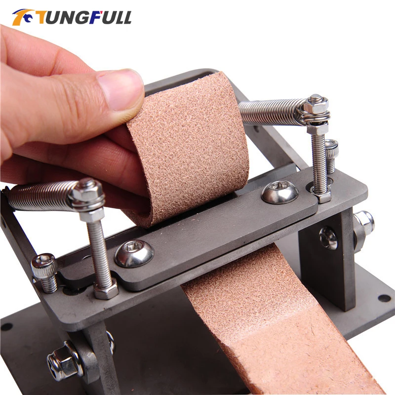 

DIY Leather Craft Manual Leather Peeler Belt Thinning Machine Manual Cowhide Leather Splitter Machine Cutting Peeler Tools