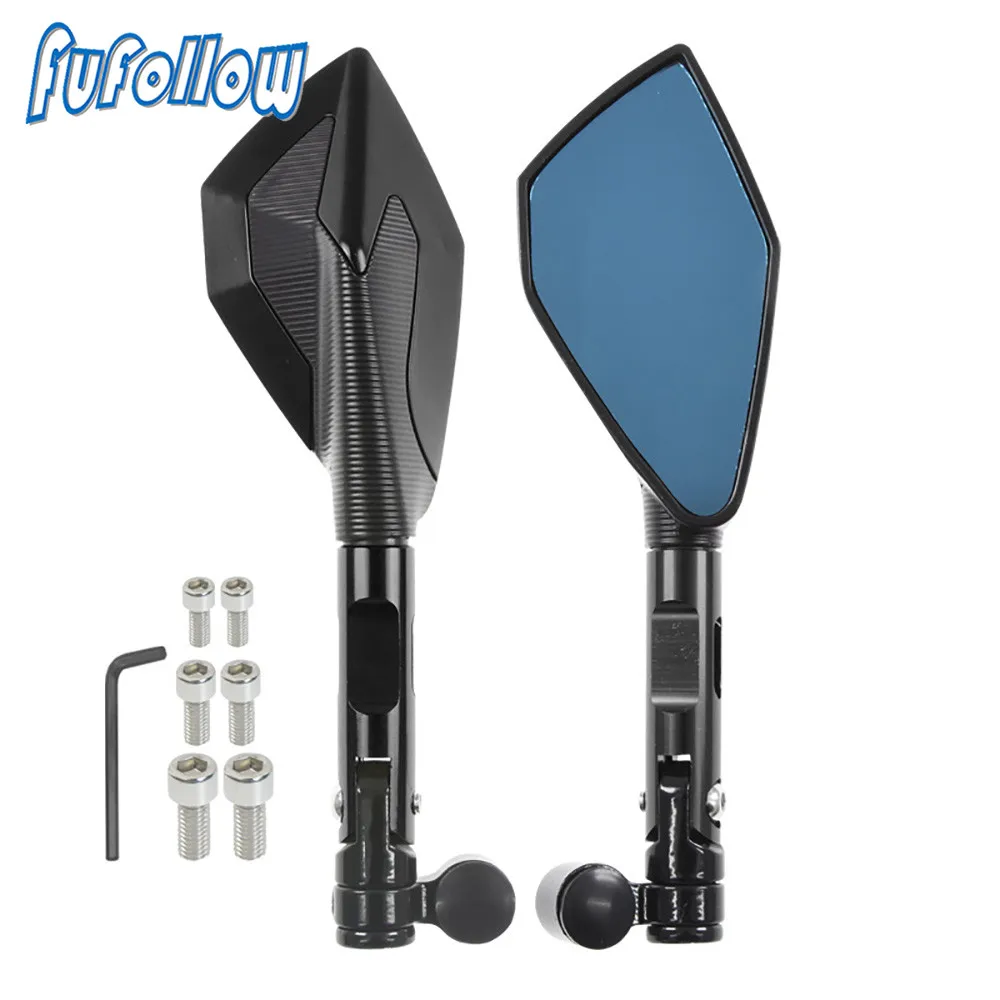 

Мотоциклетные зеркала заднего вида с ЧПУ 8 мм 10 мм, зеркала заднего вида для Suzuki B-King ABS BKING 2008 2009 2010 2011 2012, боковые зеркала заднего вида