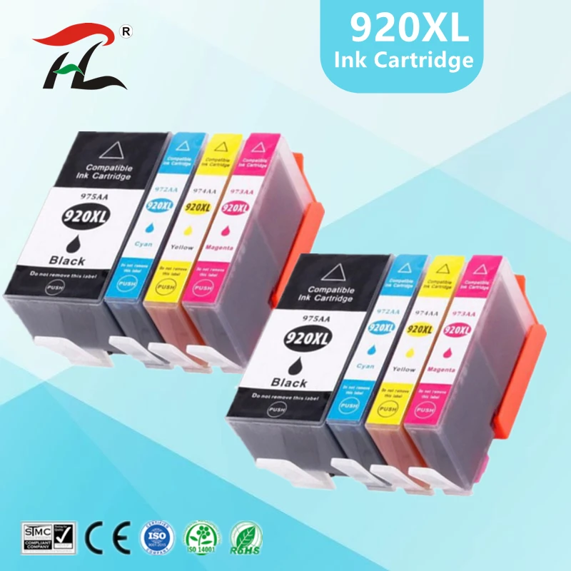 

920 compatible ink cartridge for HP 920XL For HP920 Officejet 6000 6500 6500A 7000 7500 7500A printer with chip
