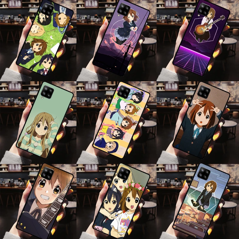 K-ON Hirasawa Yui Mio Case For Samsung Galaxy A52S A52 A32 A22 A12 A72 A51 A71 A50 A70 A21S Phone Cover Coque