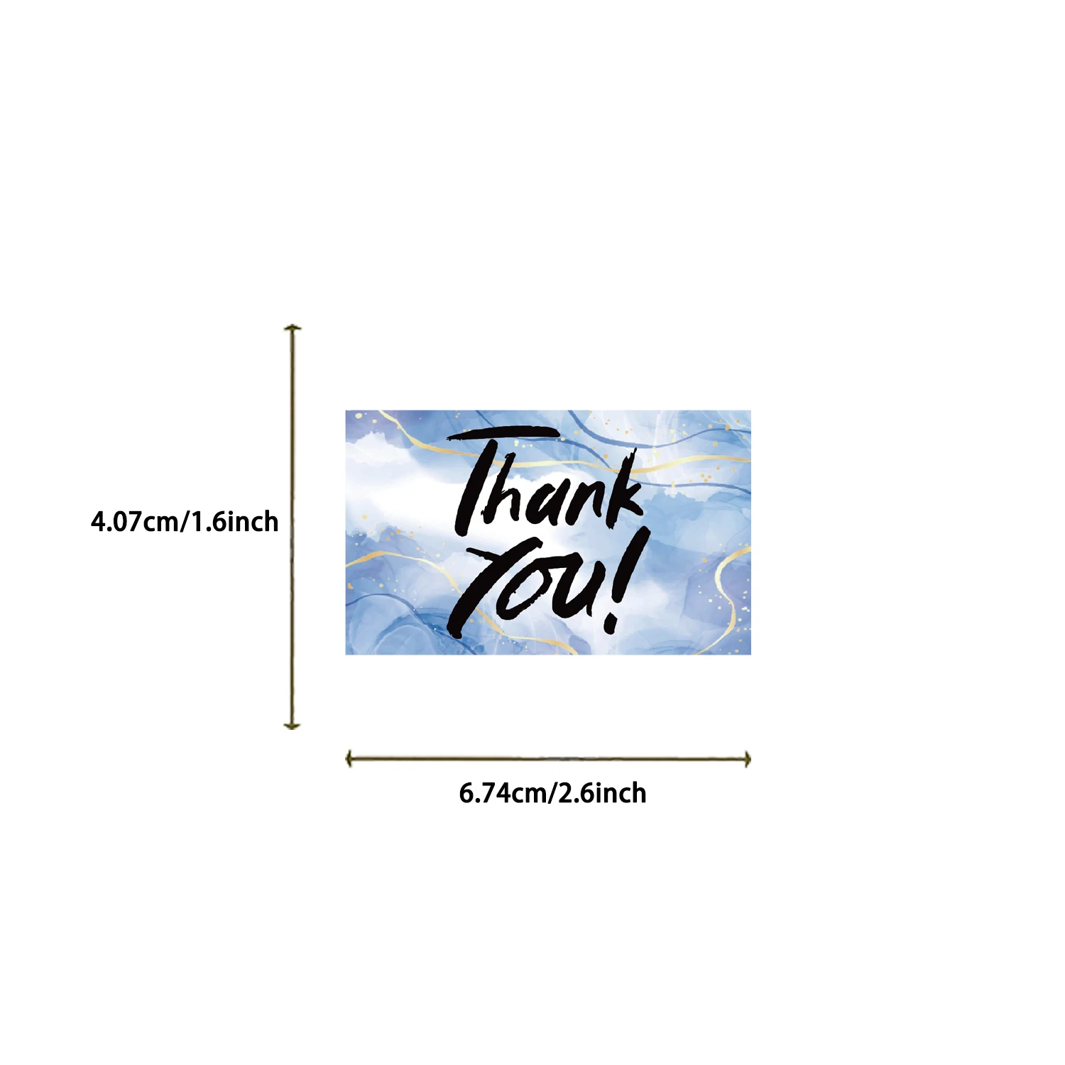 40 шт. наклейки Спасибо милые красочные этикетки для малого бизнеса или