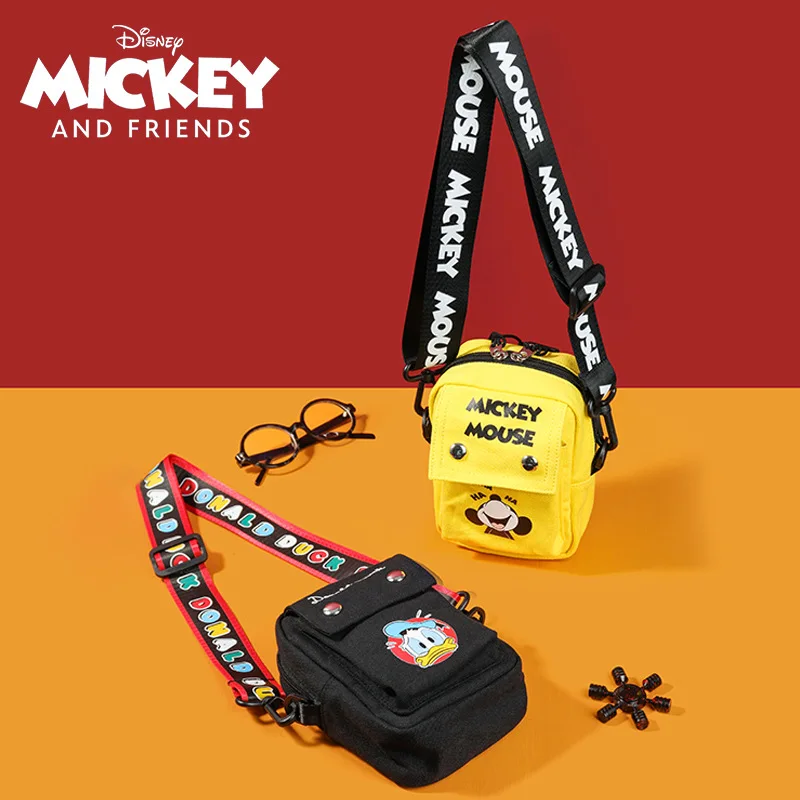 

2022 Disney Children Shoulder Bag For Boys Girls Mickey Mouse Duck Stitch Bag Water Proof Kids Birthday Gifts Kindergarten Bag