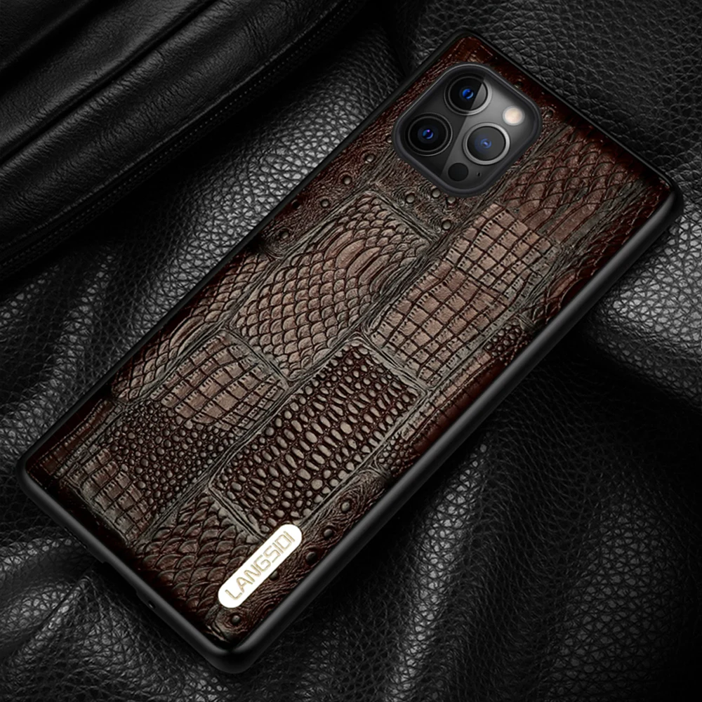 

Real Leather cover case For Iphone 12 pro max shockproof back cover For iphone 12 pro 12 max xr xs max 7 8 plus fundas