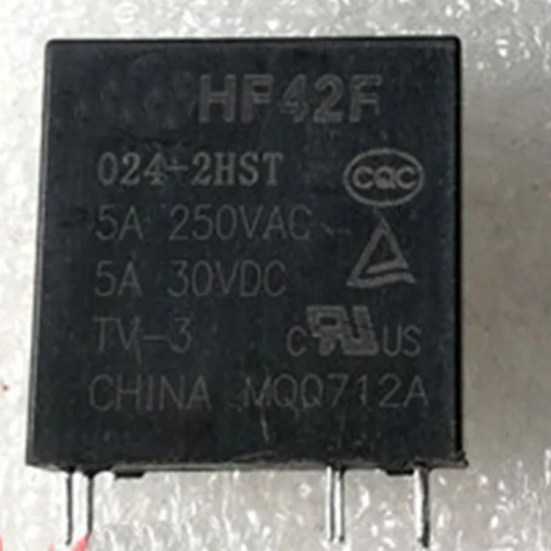 

24V Relay HF42F 024-2HST 24VDC 6 Pins Replacement F4AK024T
