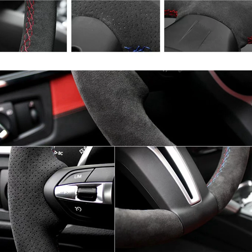 Фото Чехол на руль автомобиля «сделай сам» Focus 3 C-MAX Ecosport 2018-2019 Kuga 2016-2019, замшевый чехол на руль с оплеткой для Ford Escape №2