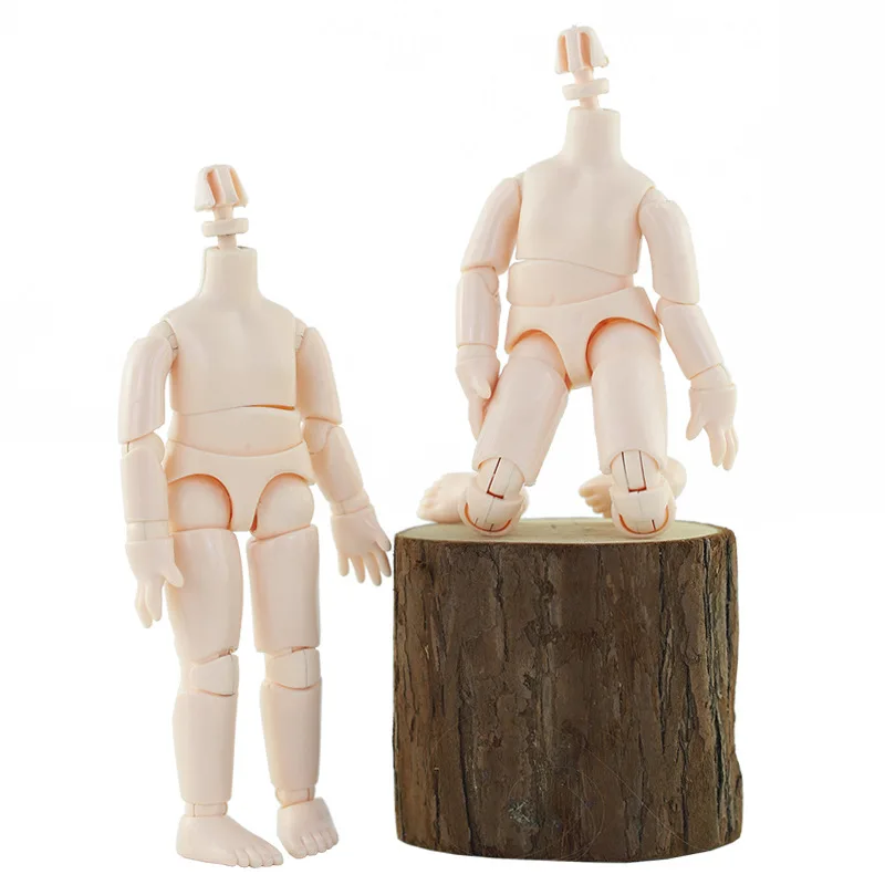 

BJD Dolls 18CM High OB11 Body White Muscle Joint Toy Without Clothes Dress Up Fashion Fun For Girl Boy Play House