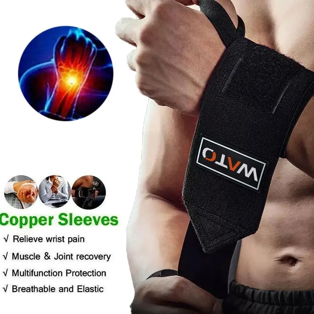 

1/2PCS Wristband Wrist Support Weight Lifting Gym Training Wrist Support Brace Straps Arthritis Support Sleeve Support Gloves