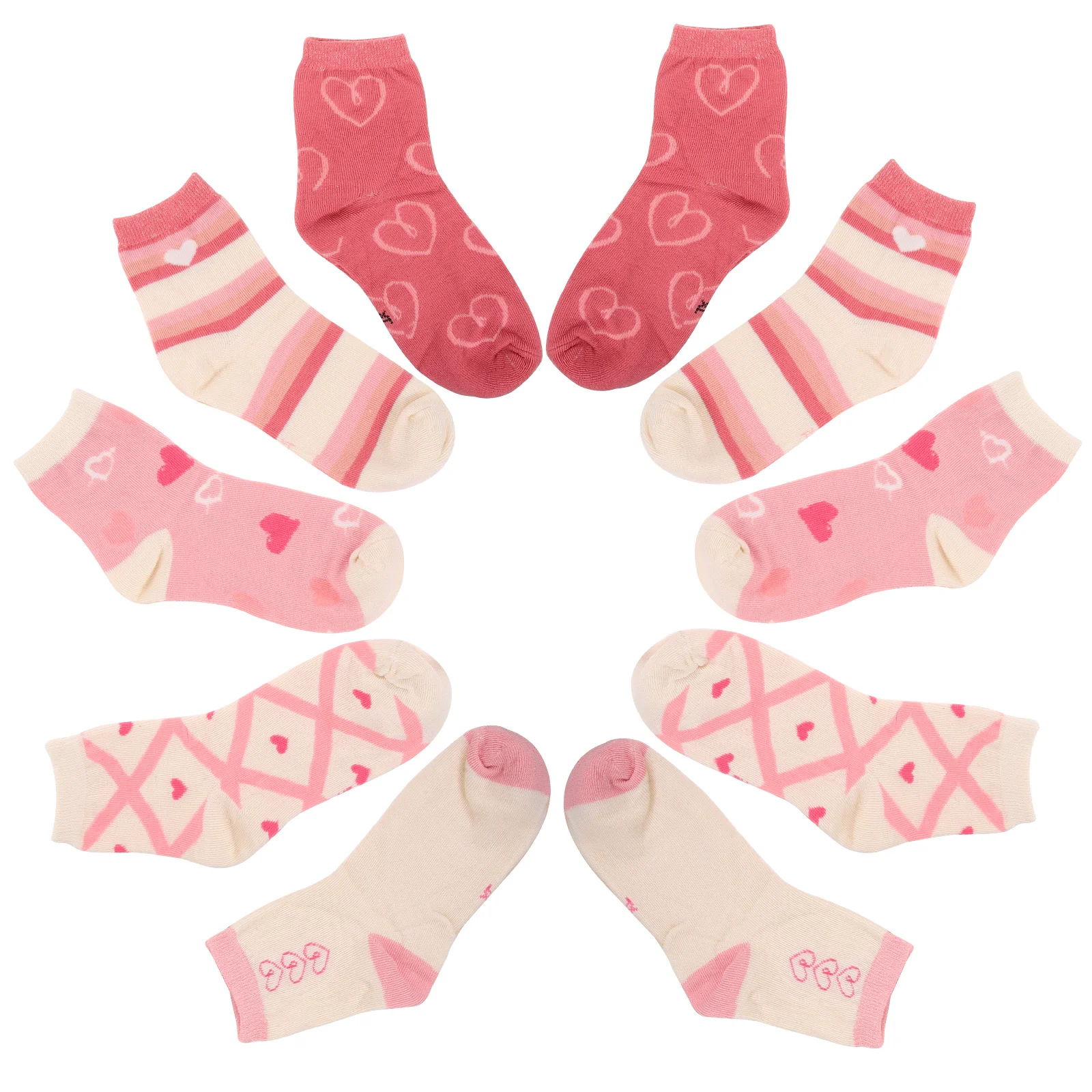 

5 Pairs Cotton Ankle Socks Kids Cotton Crew Socks Cotton Socks for Children