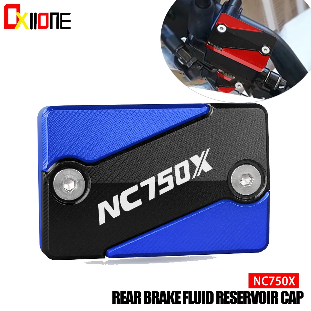 

For HONDA NC750X NC 750 X 2014 2015 2016 2017 2018 Motorcycle Accessories CNC Aliminum Rear Brake Fluid Reservoir Cap Cover
