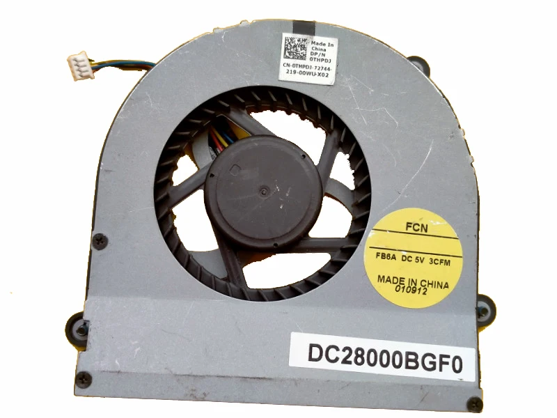 

Новый оригинальный вентилятор охлаждения процессора ноутбука Dell Alienware M17x R3 R4 R5 0THPDJ
