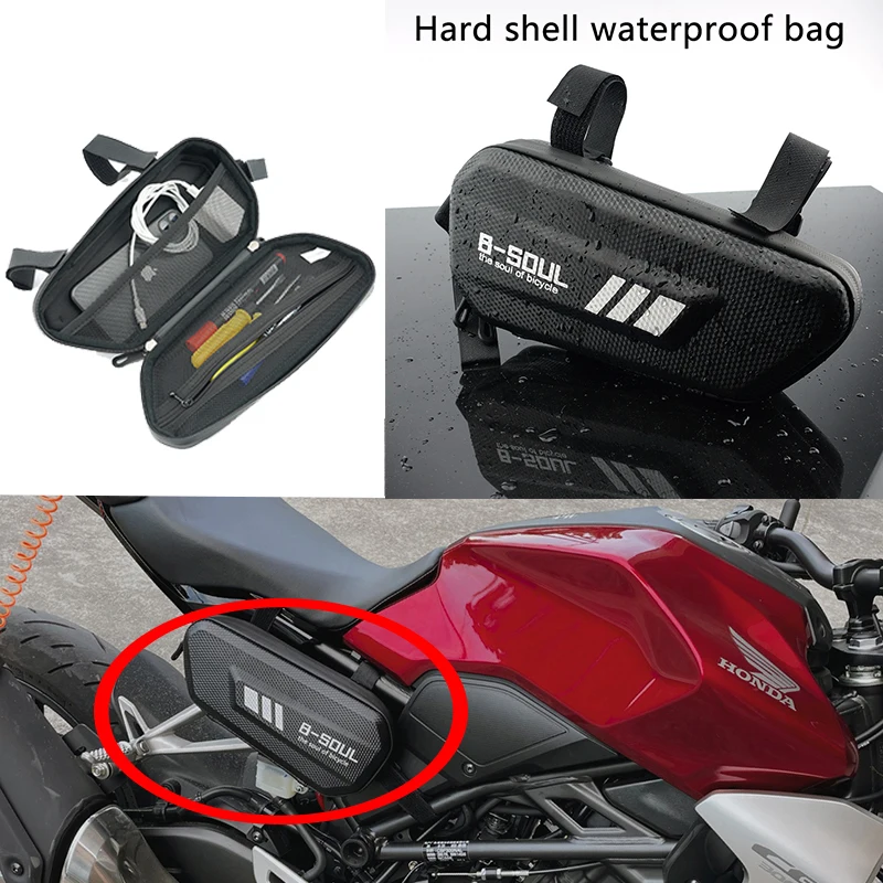 

For Super SOCO TC TCMAX PRO TSX TS LITE Pro CU RU C Motorcycle Side Pack Triangle Storage Bag Waterproof Bag Luggage Travel Bags