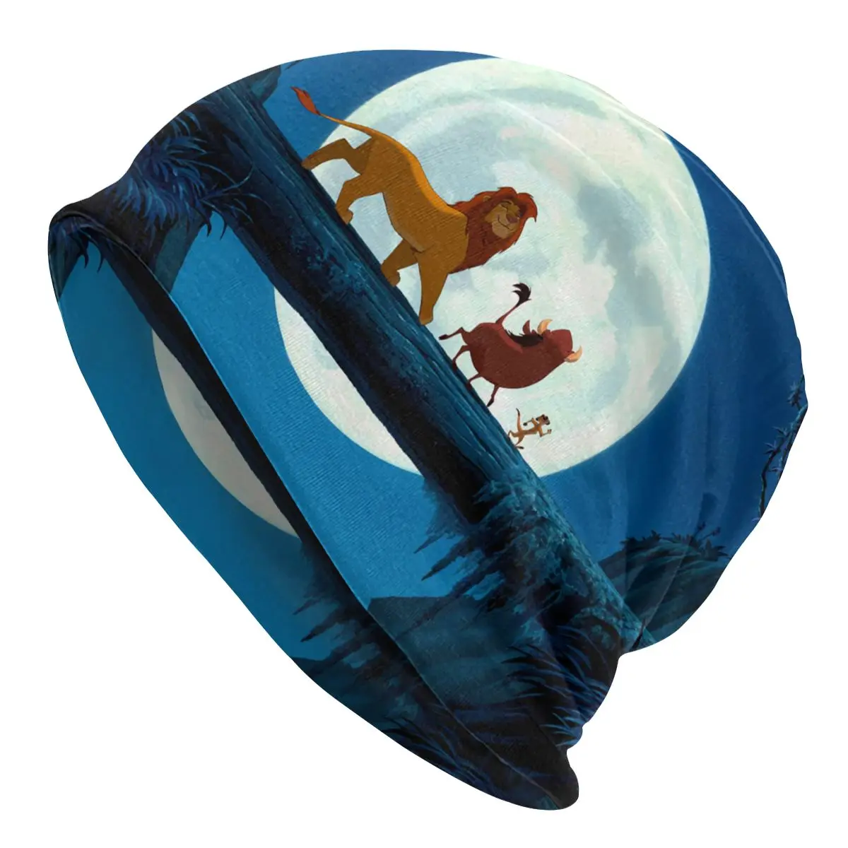 

Hip Hop Winter Warm Knitted Hat Unisex Adult Walk Grown King Lion Skullies Beanies Caps Hakuna Matata Cartoon Movie Bonnet Hats