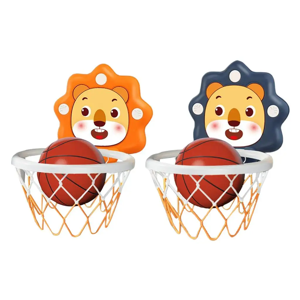 

Mini Basketball Hoop Set W/ Basketball and Pump Basketball Toys for Home