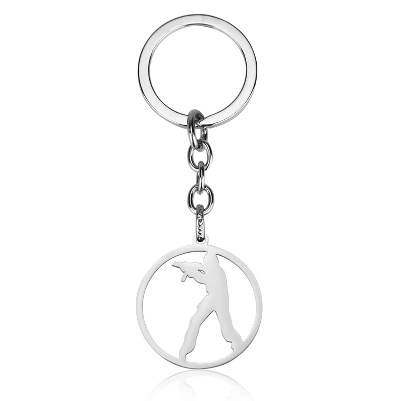 New Game Hollow Counter Strike CSGO Metal Pendant Accessories Keychain for Men Women Porte Clef Llaveros Chaveiro Carro Gift |