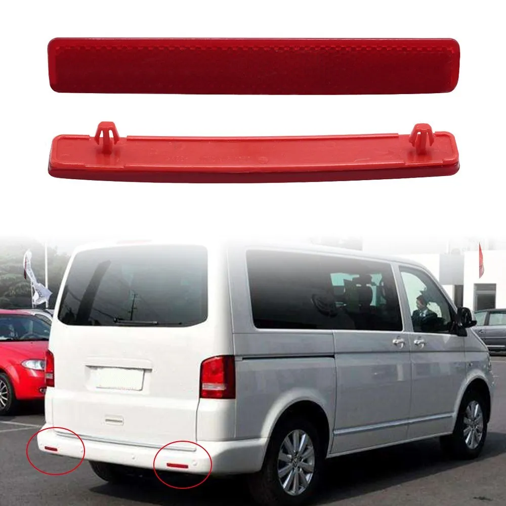 

Замена для VW Transporter T5 2003-11 красная линза OEM задний бампер отражатель в сборе