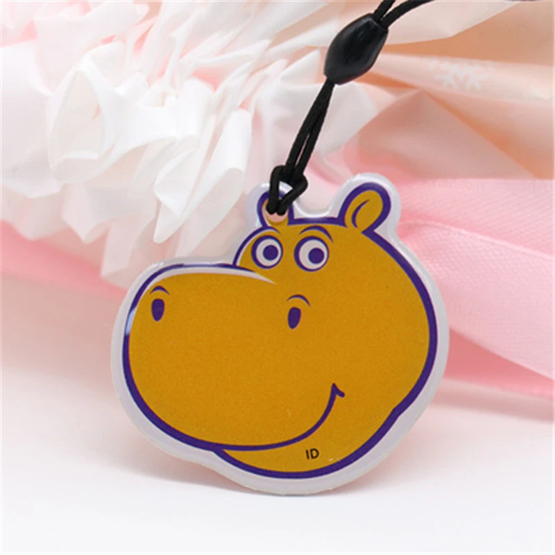 

125Khz Rewritable RFID Glue Dropping Mini Tag Keyfobs Key Chain Cartoon T5577 Key Fob Ring Badge EM4305 Token Blank Card