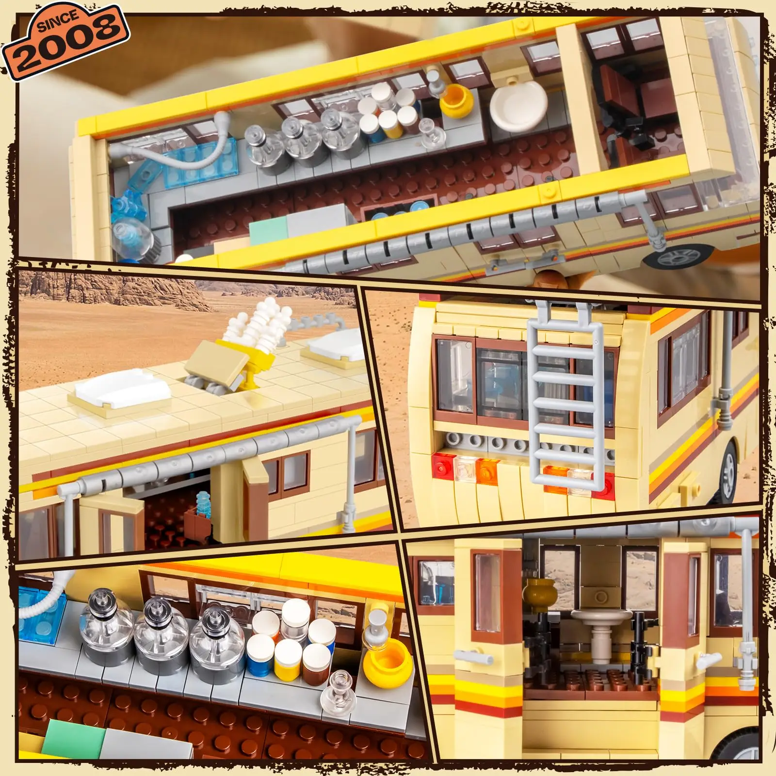 986 шт. Детский конструктор во все тяжкие